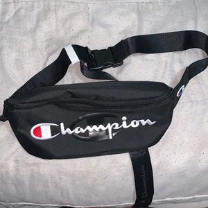 Champion Prime Adjustable Shoulder strap or Waist bag ! *Unisex *Black